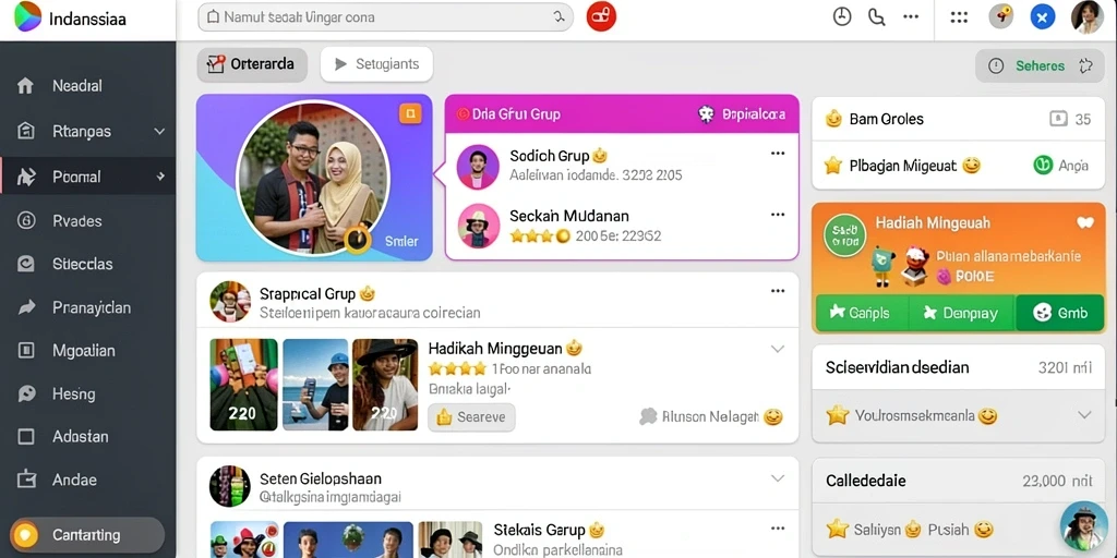 Komunitas aktif yang mendukung dan berbagi informasi.