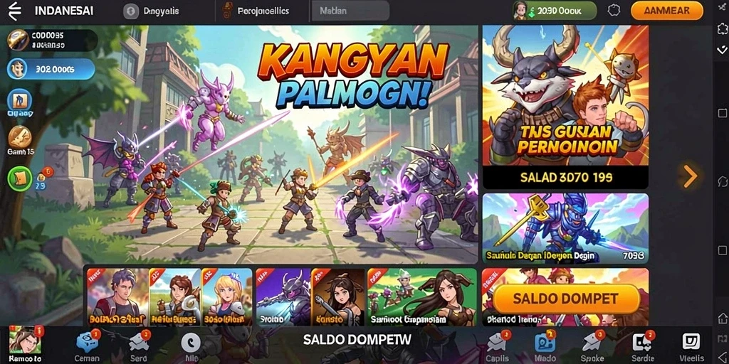 Fitur multiplayer untuk bermain bersama teman.