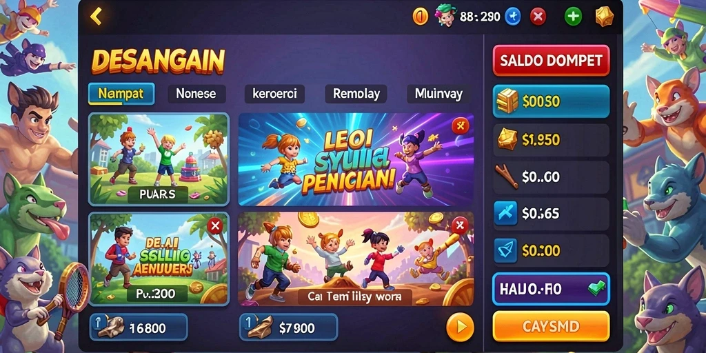 Tampilan antarmuka yang intuitif dan mudah dijelajahi.